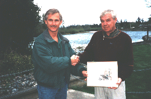 Ingvar Haglof (right) and Bert Vink